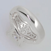 Sterling Silver Semi Mount Ring Setting Round RD 12x12mm Syzjewelry